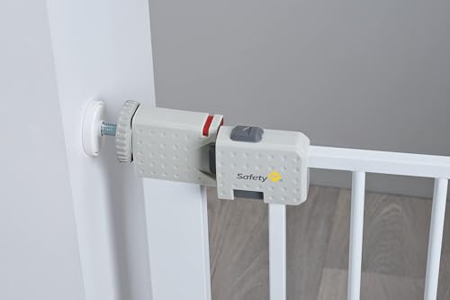 Safety 1st SecureTech Baby Stair Gate - Pressure Fit Safety Barrier - White - Good