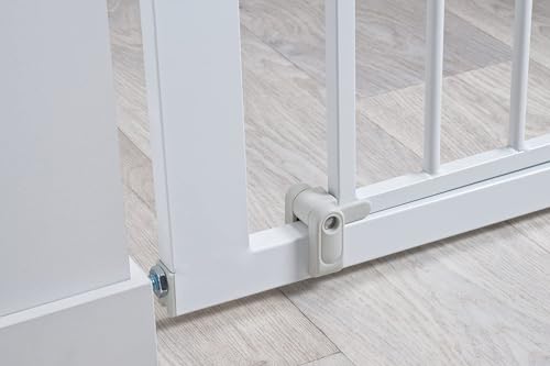 Safety 1st SecureTech Baby Stair Gate - Pressure Fit Safety Barrier - White - Good