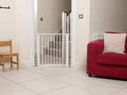 Safety 1st SecureTech Baby Stair Gate - Pressure Fit Safety Barrier - White - Good