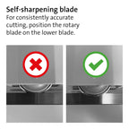Dahle 507 A4 Self-Sharpening Paper Trimmer Guillotine with Safety Cutting Protection, Blue - Very Good