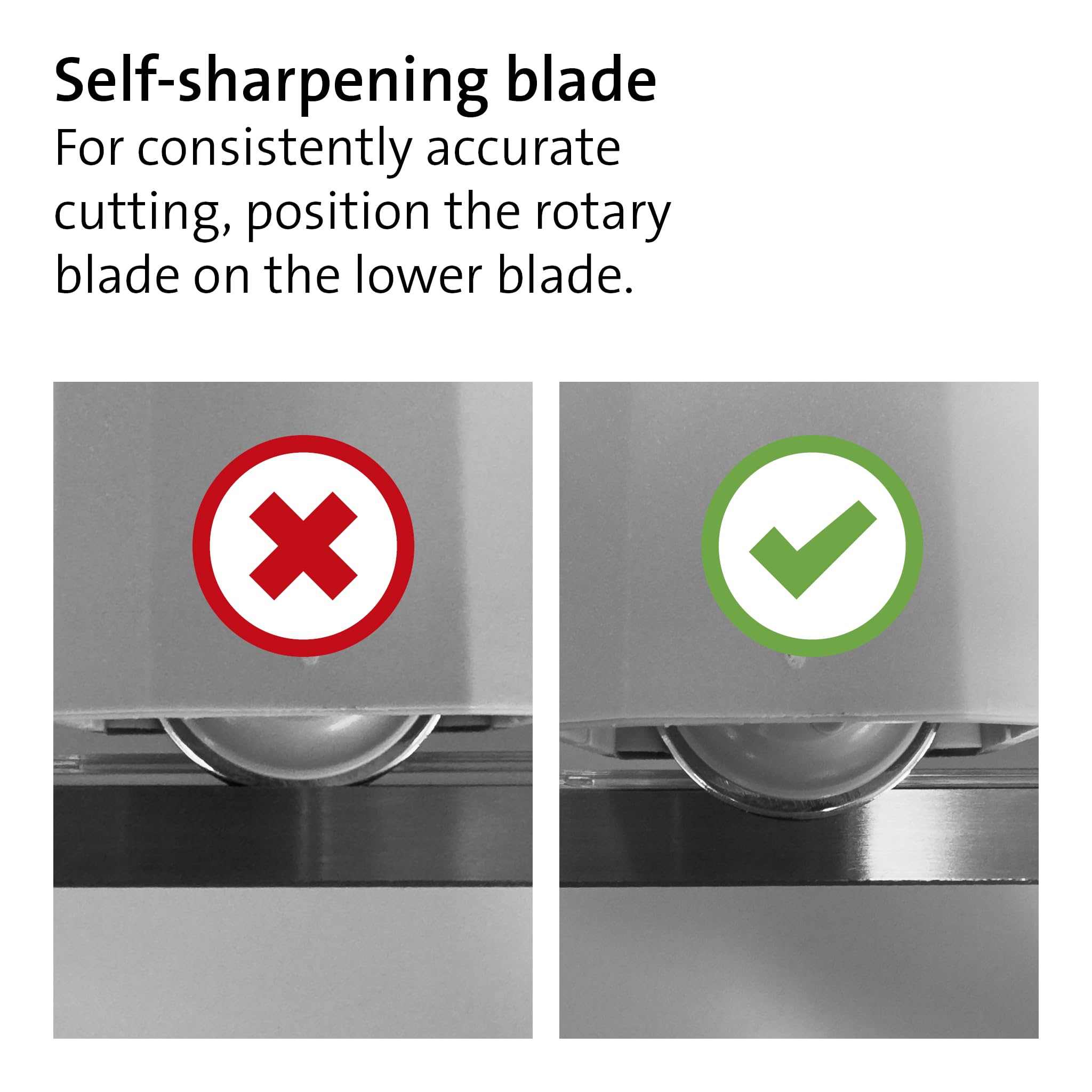 Dahle 507 A4 Self-Sharpening Paper Trimmer Guillotine with Safety Cutting Protection, Blue - Very Good