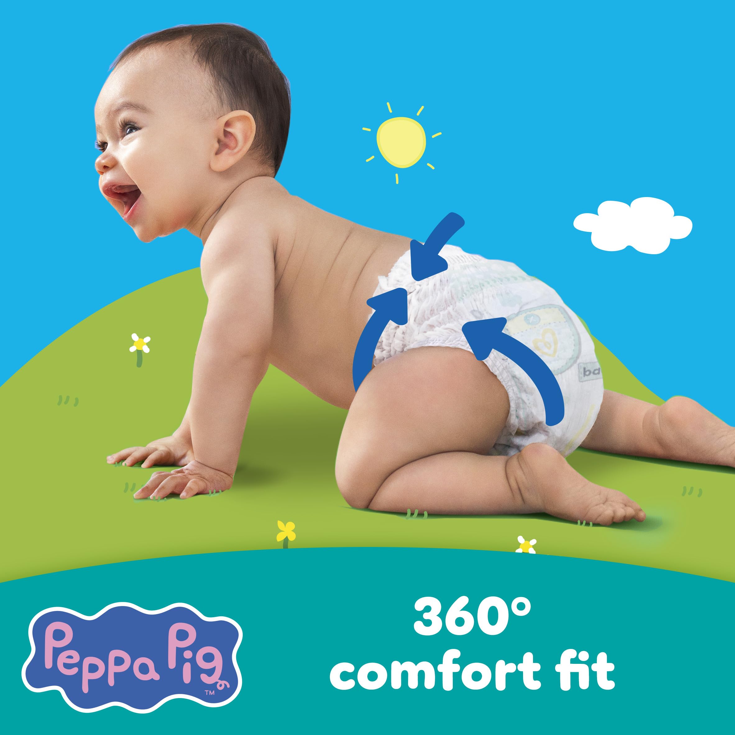 Pampers Premium Protection Nappy Pants Size 5 11-17kg 144 Nappies Monthly Pack - Damaged Box