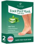 PLANTIFIQUE Foot Peel Mask, Dermatologically Tested Foot Treatment, 2 Pairs - New