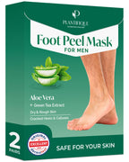 PLANTIFIQUE Foot Peel Mask, Dermatologically Tested Foot Treatment, 2 Pairs - New