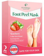 PLANTIFIQUE Foot Peel Mask, Dermatologically Tested Foot Treatment, 2 Pairs - New