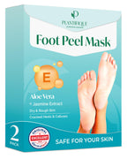 PLANTIFIQUE Foot Peel Mask, Dermatologically Tested Foot Treatment, 2 Pairs - New