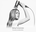 Dyson SupersonicTM Hair Dryer Straight+Wavy - Fast Drying Without Extreme Heat - Intelligent Temperature Control - Includes 3 attachments - Very Good