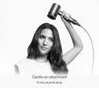Dyson SupersonicTM Hair Dryer Straight+Wavy - Fast Drying Without Extreme Heat - Intelligent Temperature Control - Includes 3 attachments - Very Good