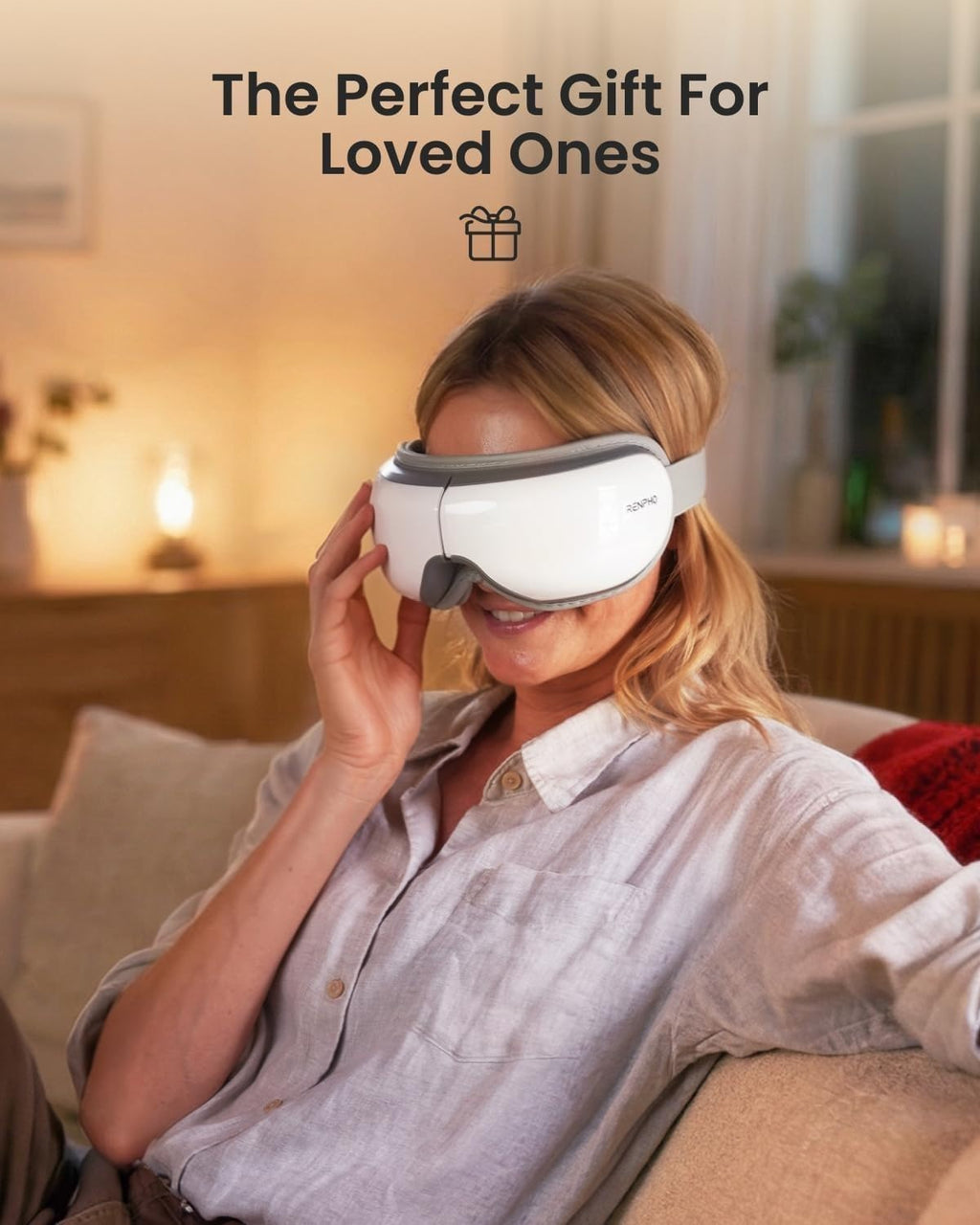 RENPHO Eye Massager with Heat - Massage Eye Mask for Women & Men - Wireless Electric Eye Relaxation Device - Very Good