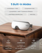RENPHO Eye Massager with Heat - Massage Eye Mask for Women & Men - Wireless Electric Eye Relaxation Device - Very Good