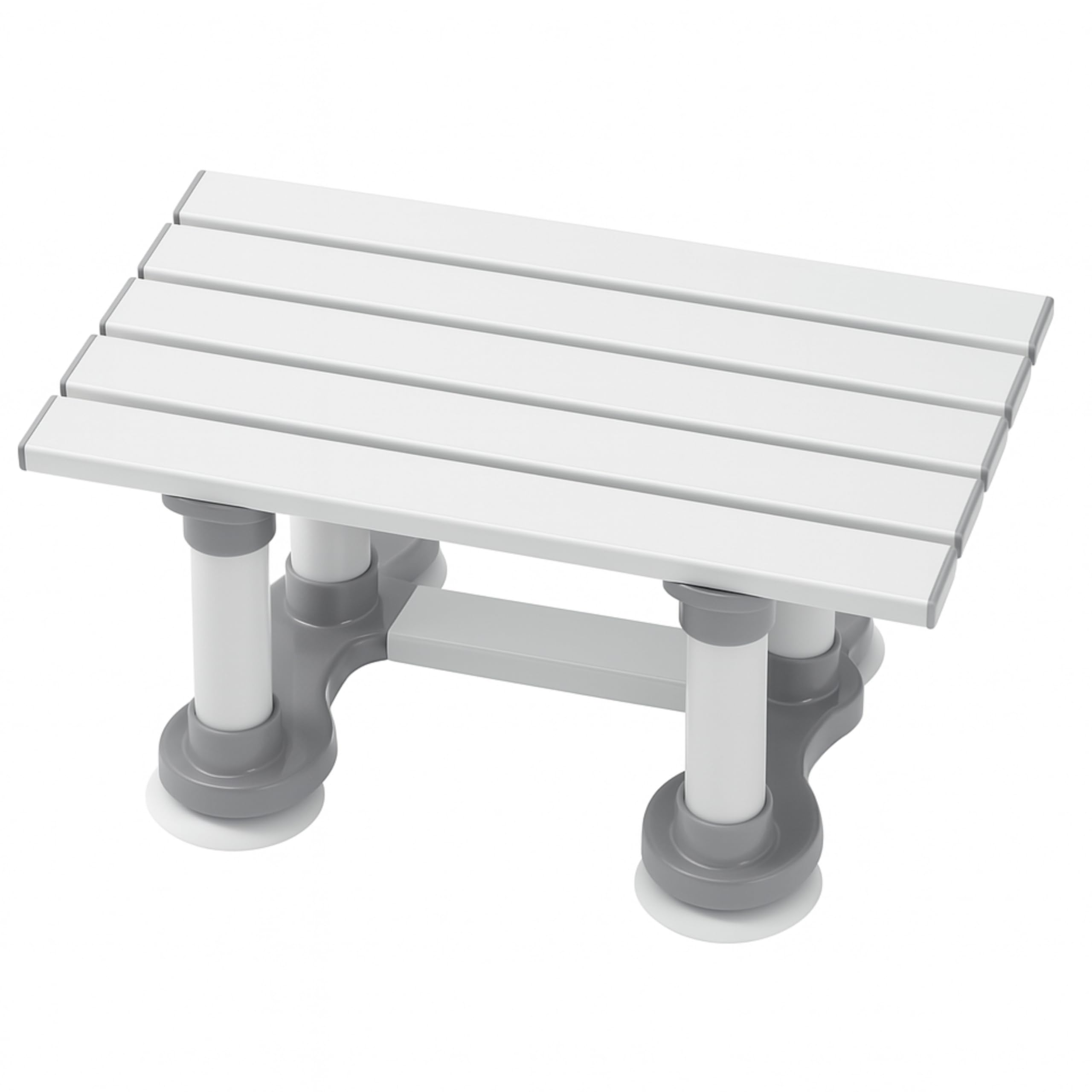 Homecraft Savanah Slatted Bath Seat - 6 Inch Lightweight Bathing Chair for Elderly Disabled Bariatric - Non-Slip Shower Stool Suction Cups - Very Good