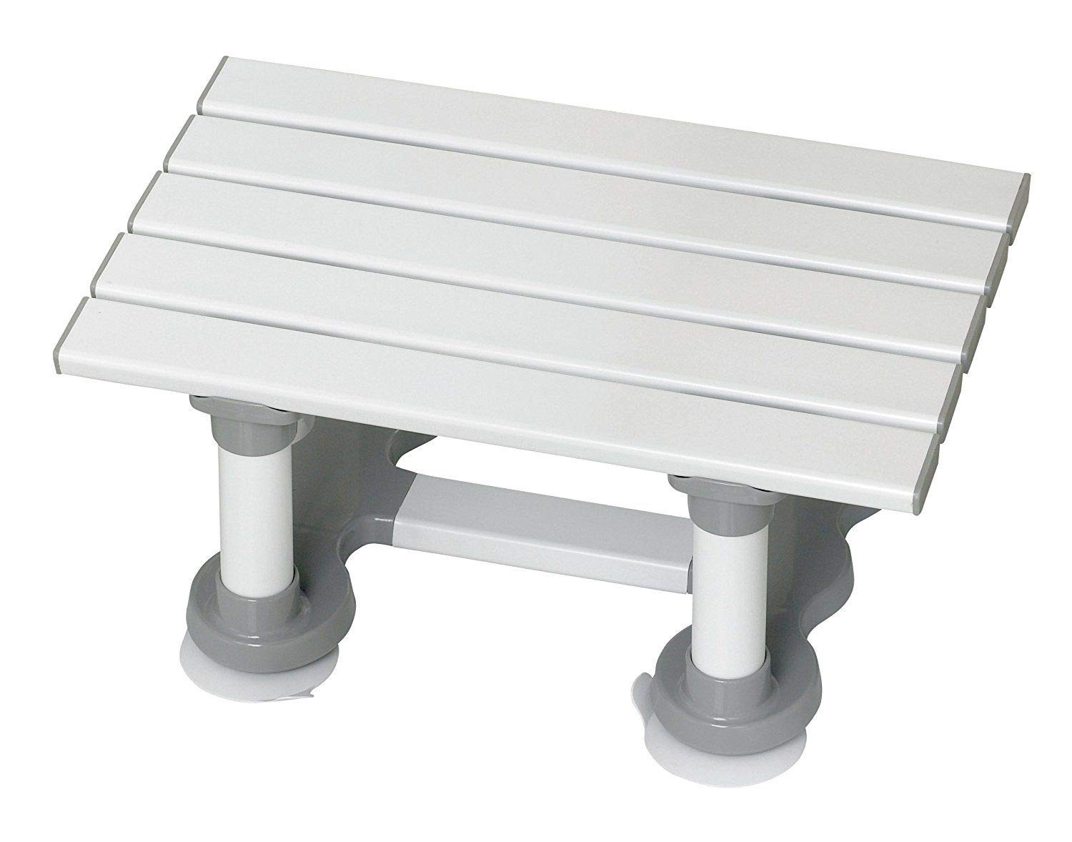 Homecraft Savanah Slatted Bath Seat - 6 Inch Lightweight Bathing Chair for Elderly Disabled Bariatric - Non-Slip Shower Stool Suction Cups - Very Good