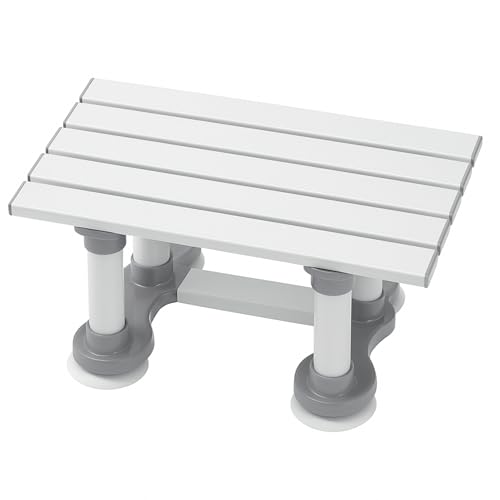 Homecraft Savanah Slatted Bath Seat - 6 Inch Lightweight Bathing Chair for Elderly Disabled Bariatric - Non-Slip Shower Stool Suction Cups - Very Good