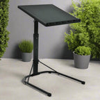 Azuma Folding Laptop Table 43x43cm - Adjustable Height Tilt Top Bed Desk for Sofa Office Home - Portable, U-Shaped Base - Very Good
