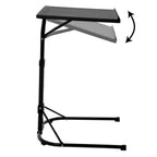 Azuma Folding Laptop Table 43x43cm - Adjustable Height Tilt Top Bed Desk for Sofa Office Home - Portable, U-Shaped Base - Very Good
