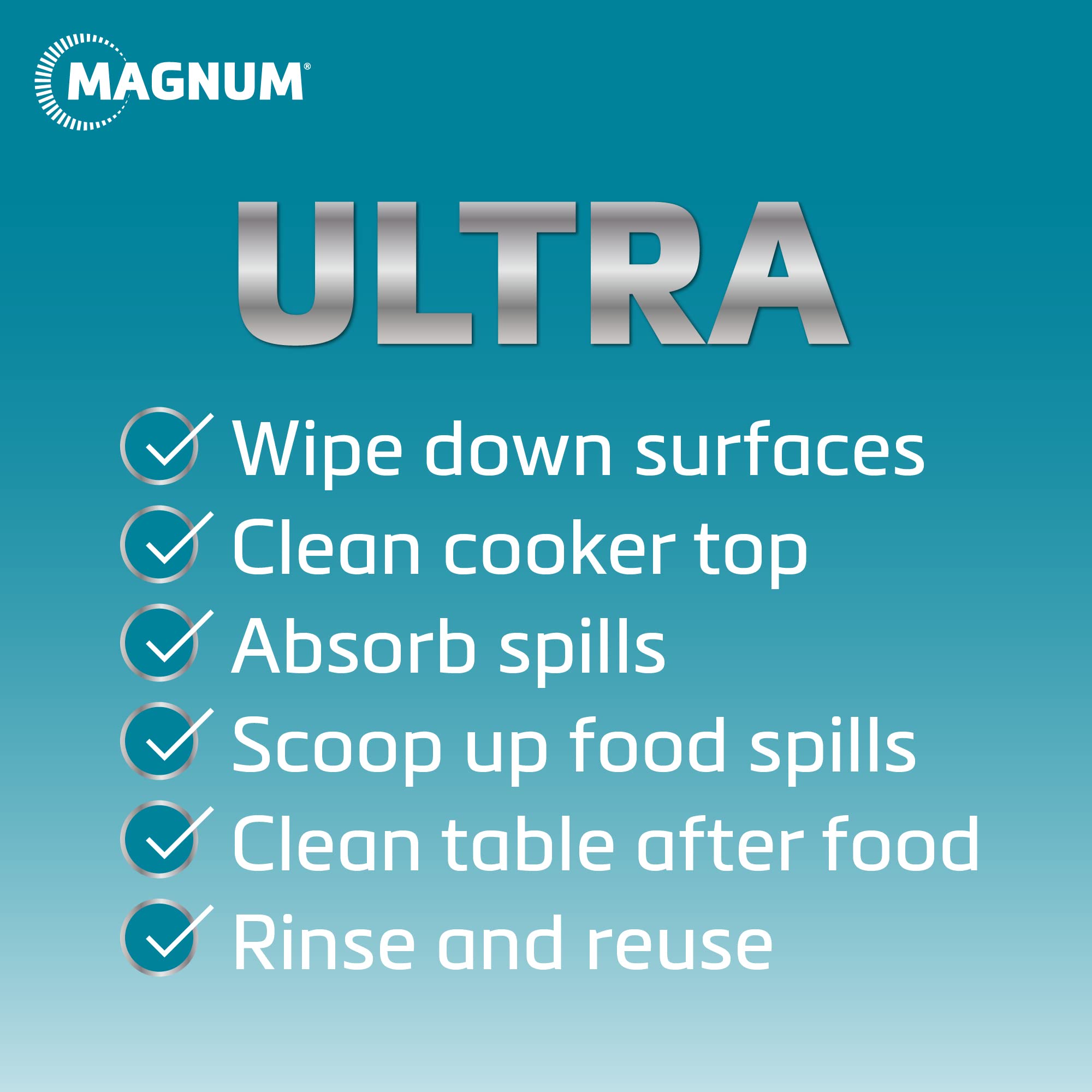 Magnum Ultra Absorbency Kitchen Roll - 24 Rolls (Pack of 4 x 6) - Damaged Box