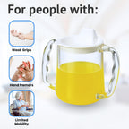 Homecraft Caring Travel Mug - Two Handle Easy Grip - Spill Resistant Spout - Children, Elderly, Disabled Aid - Very Good