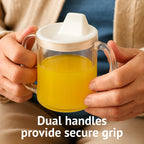 Homecraft Caring Travel Mug - Two Handle Easy Grip - Spill Resistant Spout - Children, Elderly, Disabled Aid - Very Good