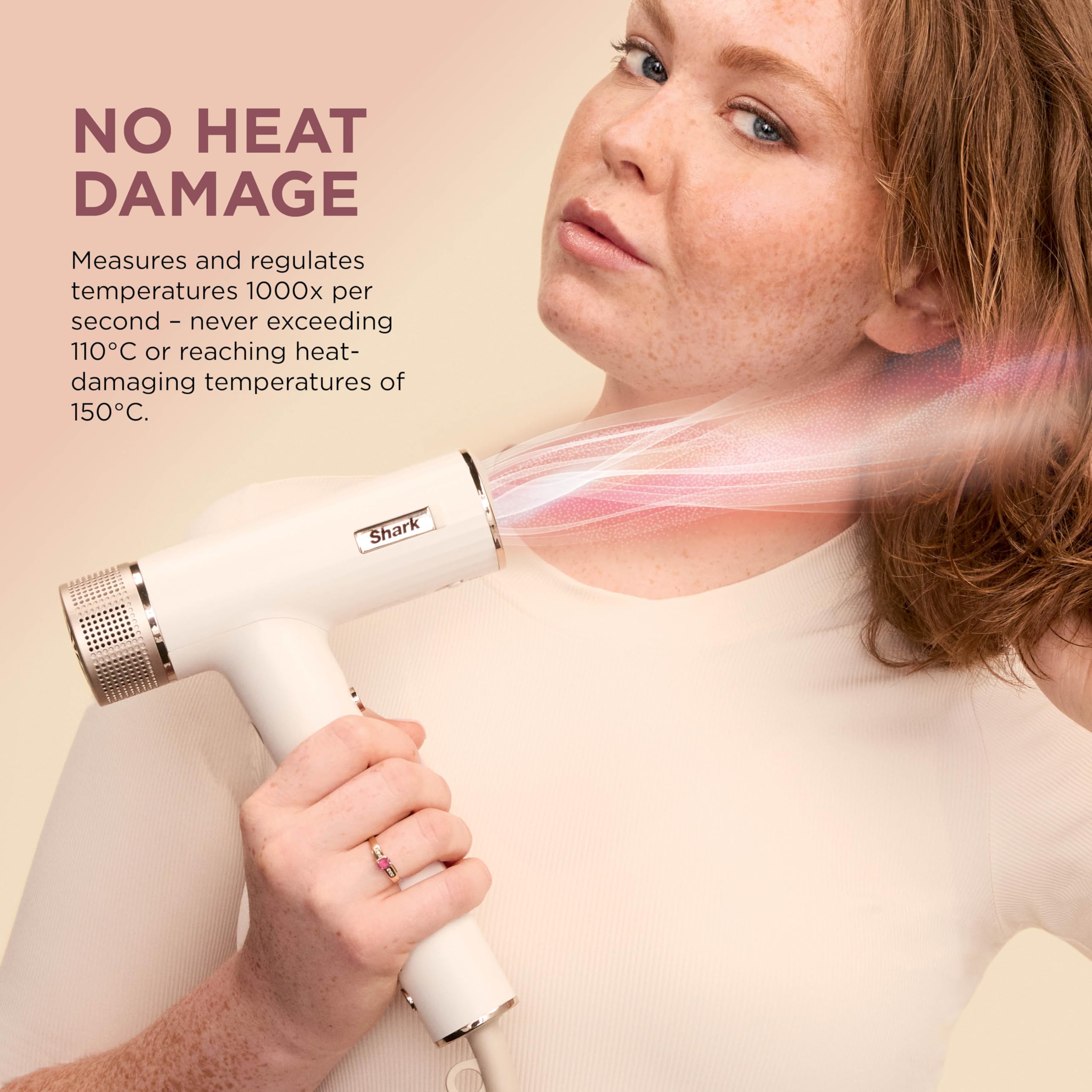 Shark SpeedStyle HD301UK Hair Dryer - Ultra Fast Drying, No Heat Damage, Ionic, Concentrator Nozzle, All Hair Types - Very Good