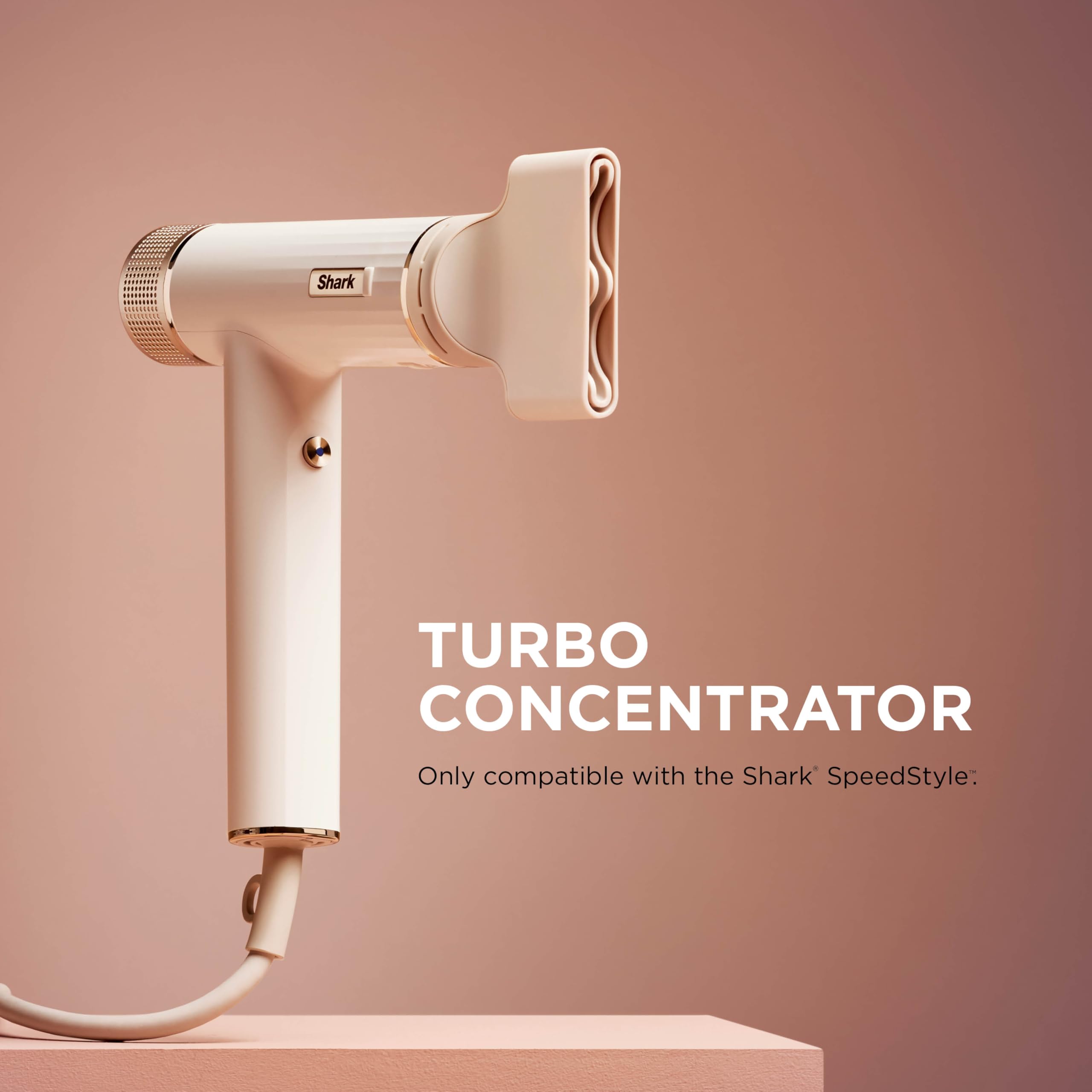 Shark SpeedStyle HD301UK Hair Dryer - Ultra Fast Drying, No Heat Damage, Ionic, Concentrator Nozzle, All Hair Types - Very Good