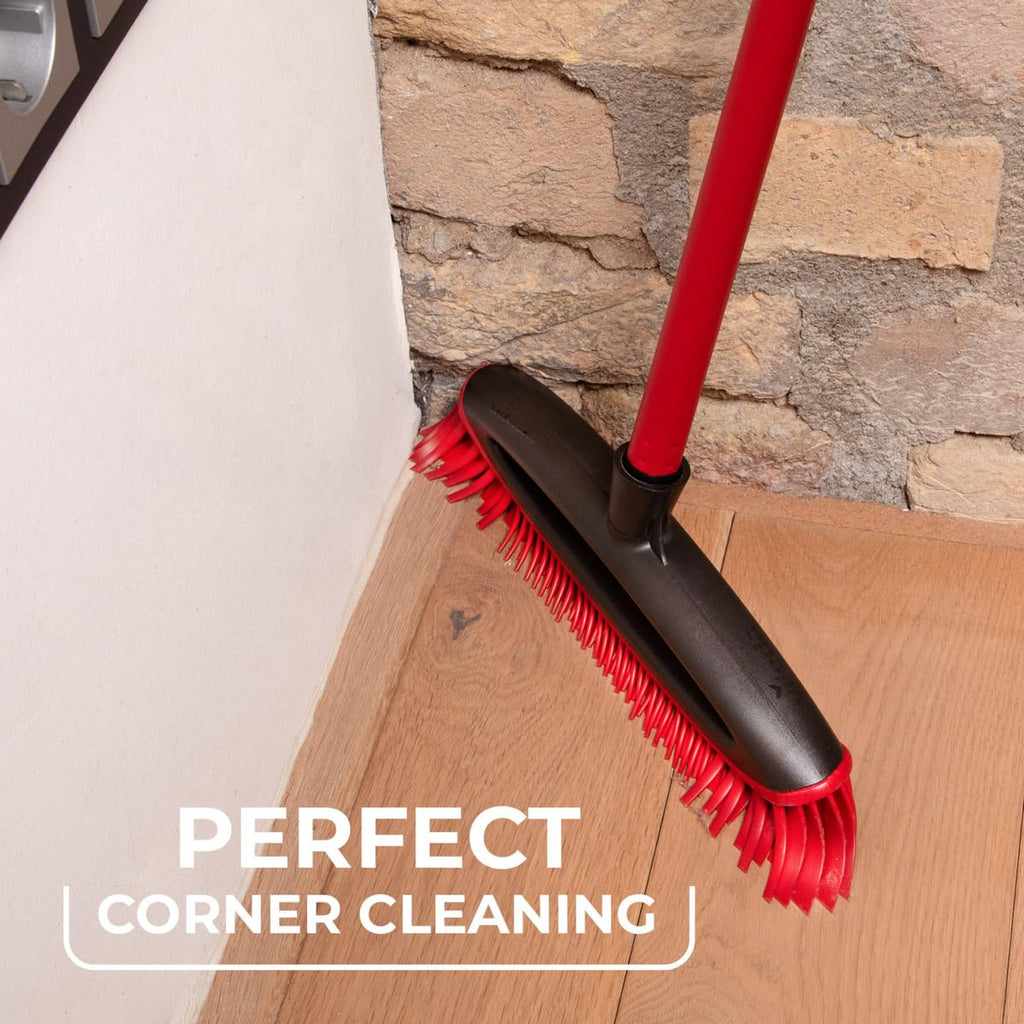 Vileda Pet Pro Always Clean Rubber Broom - Pet Hair Remover Brush for Floors & Carpets - Very Good