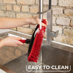 Vileda Pet Pro Always Clean Rubber Broom - Pet Hair Remover Brush for Floors & Carpets - Very Good