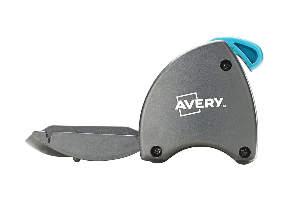 Avery Compact Paper Cutter Trimmer A3CT - Black Teal - 12 Sheet Capacity - A3 Paper Trimmer - Very Good
