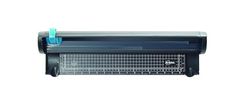 Avery Compact Paper Cutter Trimmer A3CT - Black Teal - 12 Sheet Capacity - A3 Paper Trimmer - Very Good