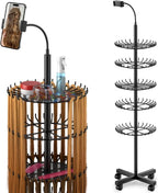 Braiding Hair Stand 140 Pegs - Hair Extension Holder Display Rack Organizer - Phone Tablet Holder - Salon Stylist Mannequin Head Weaving - New