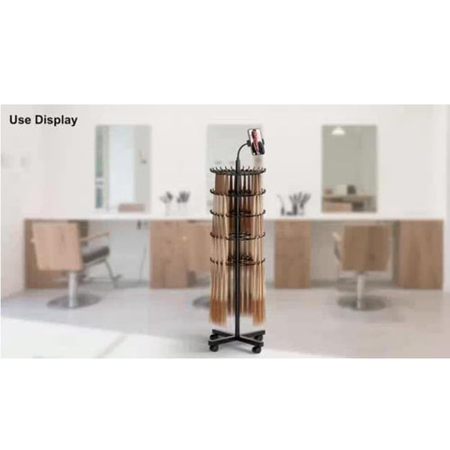 Braiding Hair Stand 140 Pegs - Hair Extension Holder Display Rack Organizer - Phone Tablet Holder - Salon Stylist Mannequin Head Weaving - New
