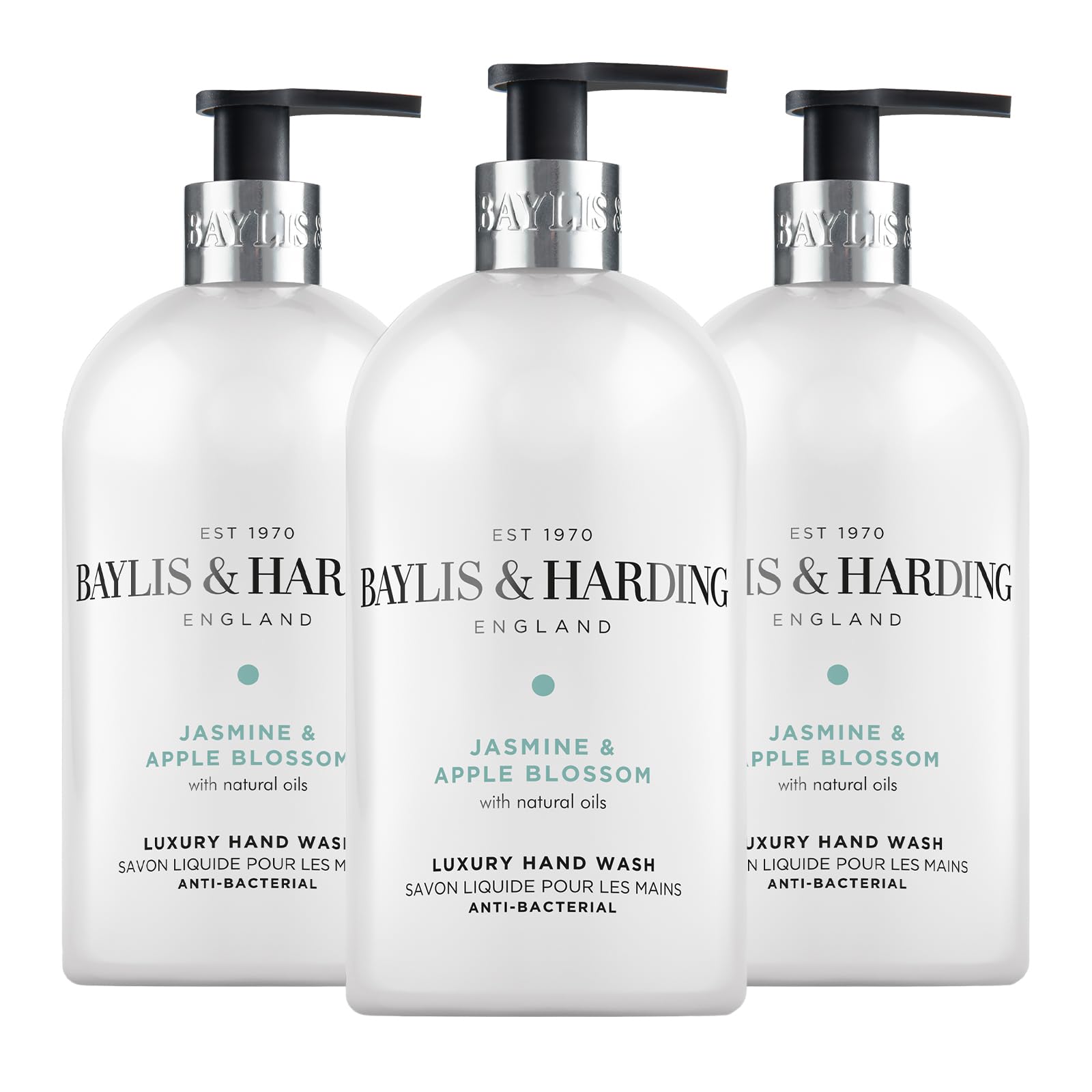 Baylis & Harding Signature Luxury Hand Wash Refill Pouch 1L 3 pack - New