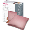 Beurer Heaty Cordless Heat Pad with Battery - 3 Temperature Settings, Fast Heating, Soft Velvet, Rose - Damaged Box