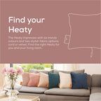Beurer Heaty Cordless Heat Pad with Battery - 3 Temperature Settings, Fast Heating, Soft Velvet, Rose - Damaged Box
