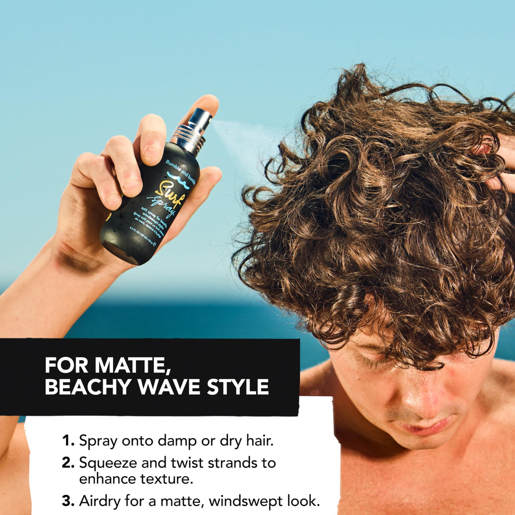 Bumble and bumble. Surf Sea Salt Spray | Volumizing | Adds Texture + Matte Finish, Wavy Straight, 125 ml - Damaged Box