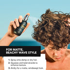 Bumble and bumble. Surf Sea Salt Spray | Volumizing | Adds Texture + Matte Finish, Wavy Straight, 125 ml - Damaged Box
