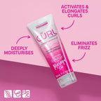 The Curl Company Enhance & Perfect Curl Cream (200ml) - Professionally Formulated with Nourishing Curplex with Moringa Oil. Experts in Curls & Waves - New