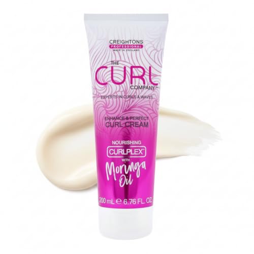 The Curl Company Enhance & Perfect Curl Cream (200ml) - Professionally Formulated with Nourishing Curplex with Moringa Oil. Experts in Curls & Waves - New