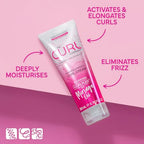 The Curl Company Enhance & Perfect Curl Cream (200ml) - Professionally Formulated with Nourishing Curplex with Moringa Oil. Experts in Curls & Waves - New