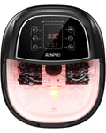 RENPHO Foot Spa Massager with Heater - Foot Bath Machine - Black - Bubble & Massage Functions - Damaged Box