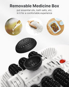 RENPHO Foot Spa Massager with Heater - Foot Bath Machine - Black - Bubble & Massage Functions - Damaged Box