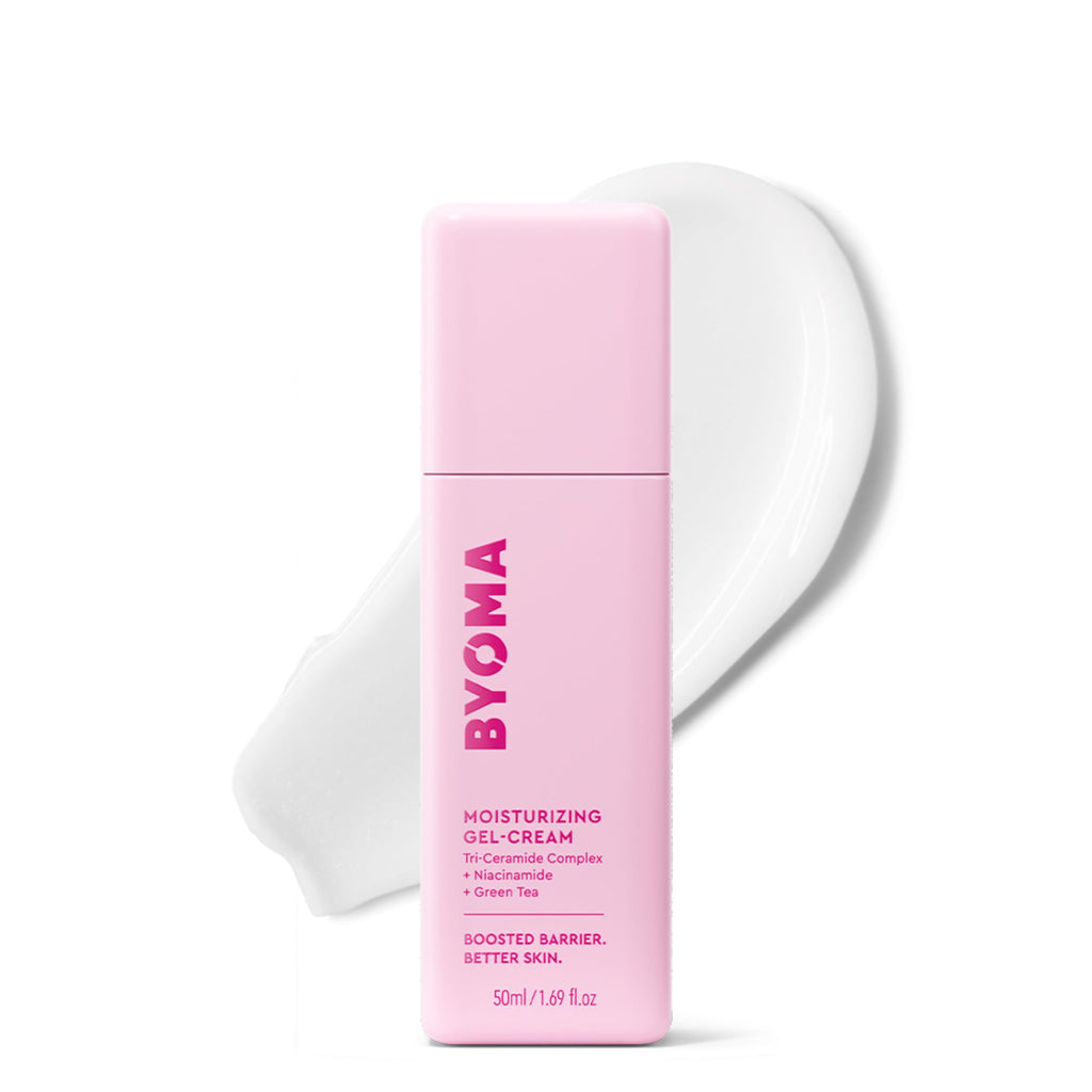 BYOMA Moisturising Gel Cream, Lightweight Oil Free Daily Moisturiser (50ml) - New
