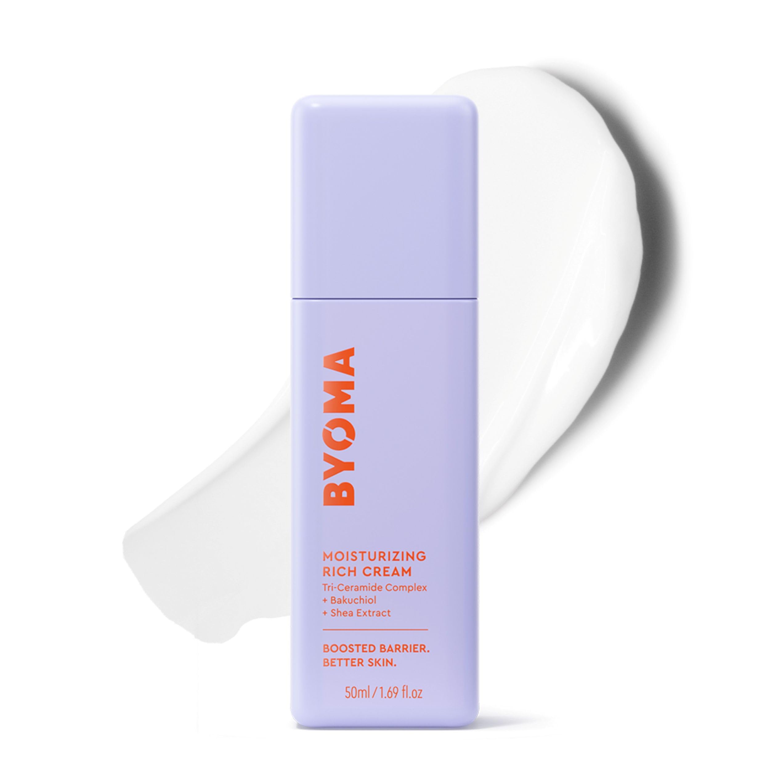 BYOMA Moisturising Gel Cream, Lightweight Oil Free Daily Moisturiser (50ml) - New