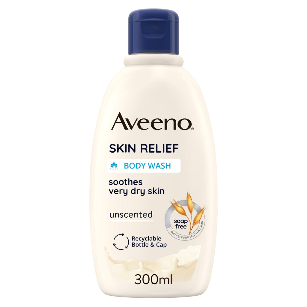Aveeno Skin Relief Moisturising Body Wash for Sensitive Skin (1x 500ml) - New