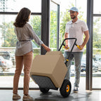 YITAHOME 6 Wheels Stair Climber Trolley - 150kg Foldable Sack Truck Hand Cart Dolly - Damaged Box