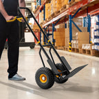 YITAHOME 6 Wheels Stair Climber Trolley - 150kg Foldable Sack Truck Hand Cart Dolly - Damaged Box