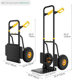 YITAHOME 6 Wheels Stair Climber Trolley - 150kg Foldable Sack Truck Hand Cart Dolly - Damaged Box