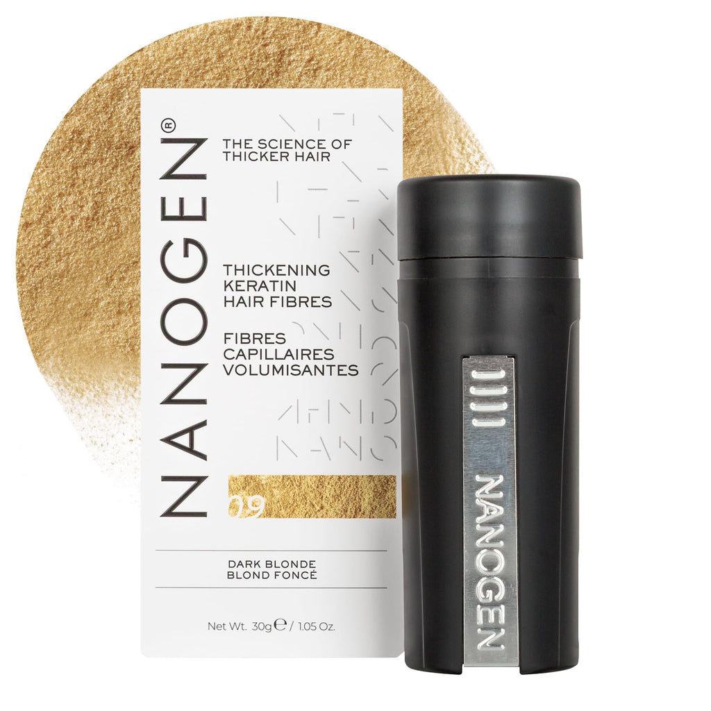 Nanogen Hair Thickening Fibres - 15g Grey - Natural Keratin Hair Loss Concealer - Damaged Box