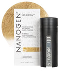 Nanogen Hair Thickening Fibres - 15g Grey - Natural Keratin Hair Loss Concealer - Damaged Box