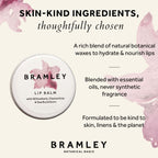 Bramley Lip Balm 15g, Natural Wax Infused with Willowherb, Clementine and Sea Buckthorn to Hydrate and Nourish Lips - New