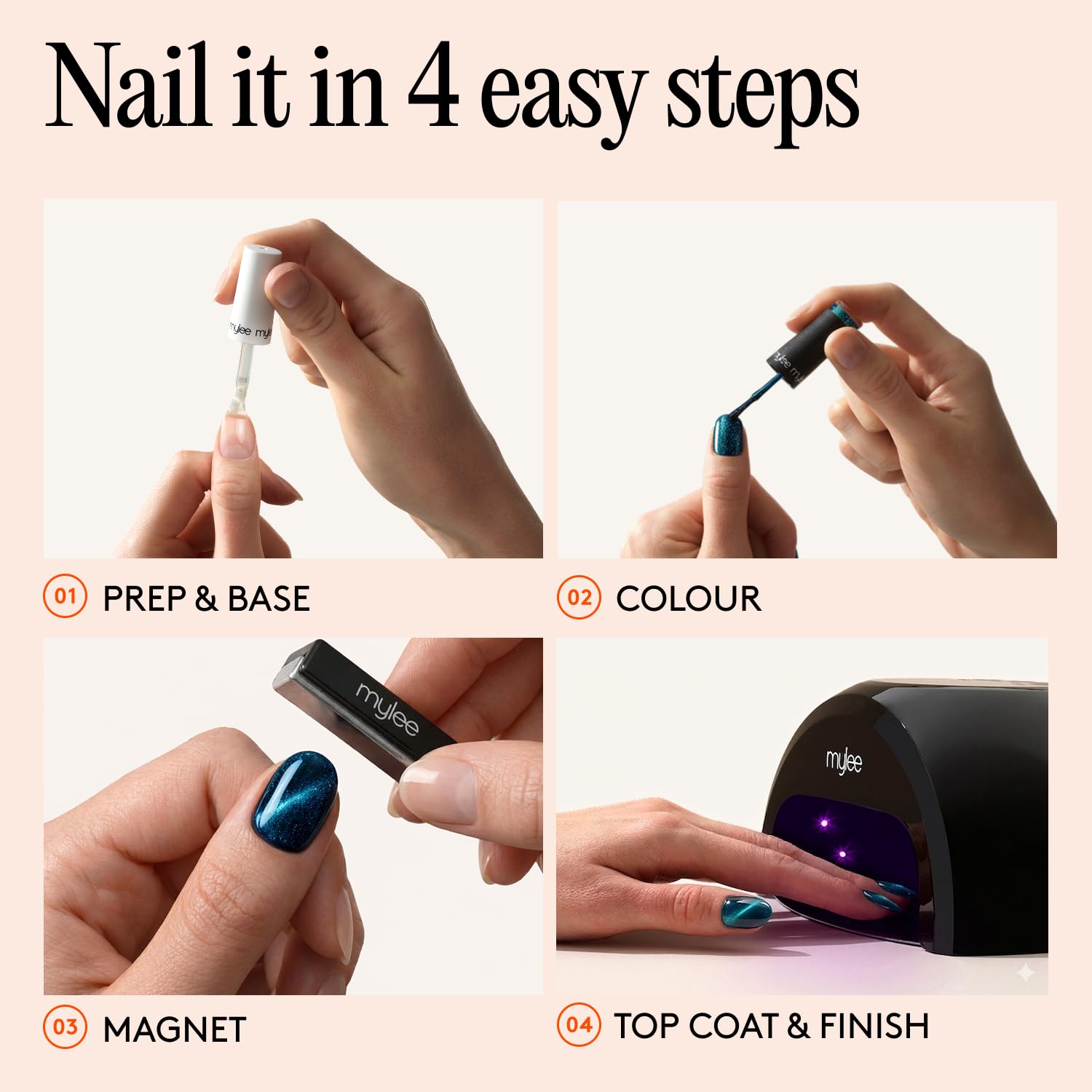 Mylee Gel Nail Polish 8ml [Deep Dive] - UV/LED Soak-Off Nail Art Manicure - New